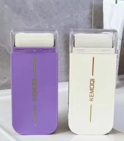 Multifunctional Non-Slip Storage Tool Roller Soap Boxes with Brush Rubbing Foam Box