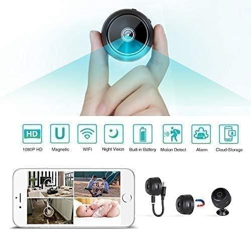 Mini HD Wi-Fi CCTV Camera  Wireless Hidden Camera Video Camera Small with Night Vision and Motion Activated
