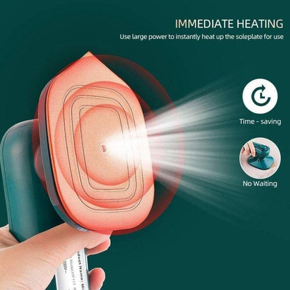 Portable Handheld Mini Electric Iron – Travel & Home Clothes Steamer