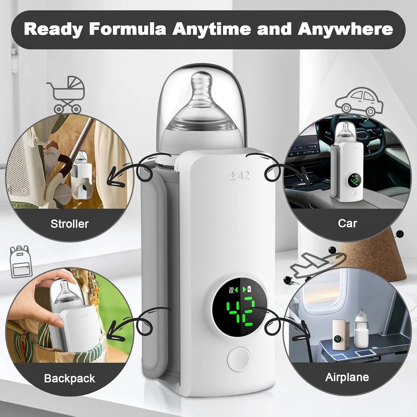 Portable Baby Milk Bottle Warmer For Travel