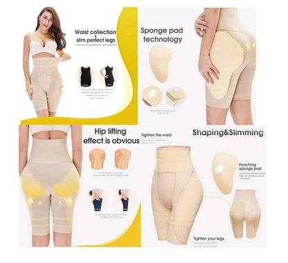 4-in-1 Shaper - Quick Slim Shape Wear Tummy, Back, Thighs, Hips