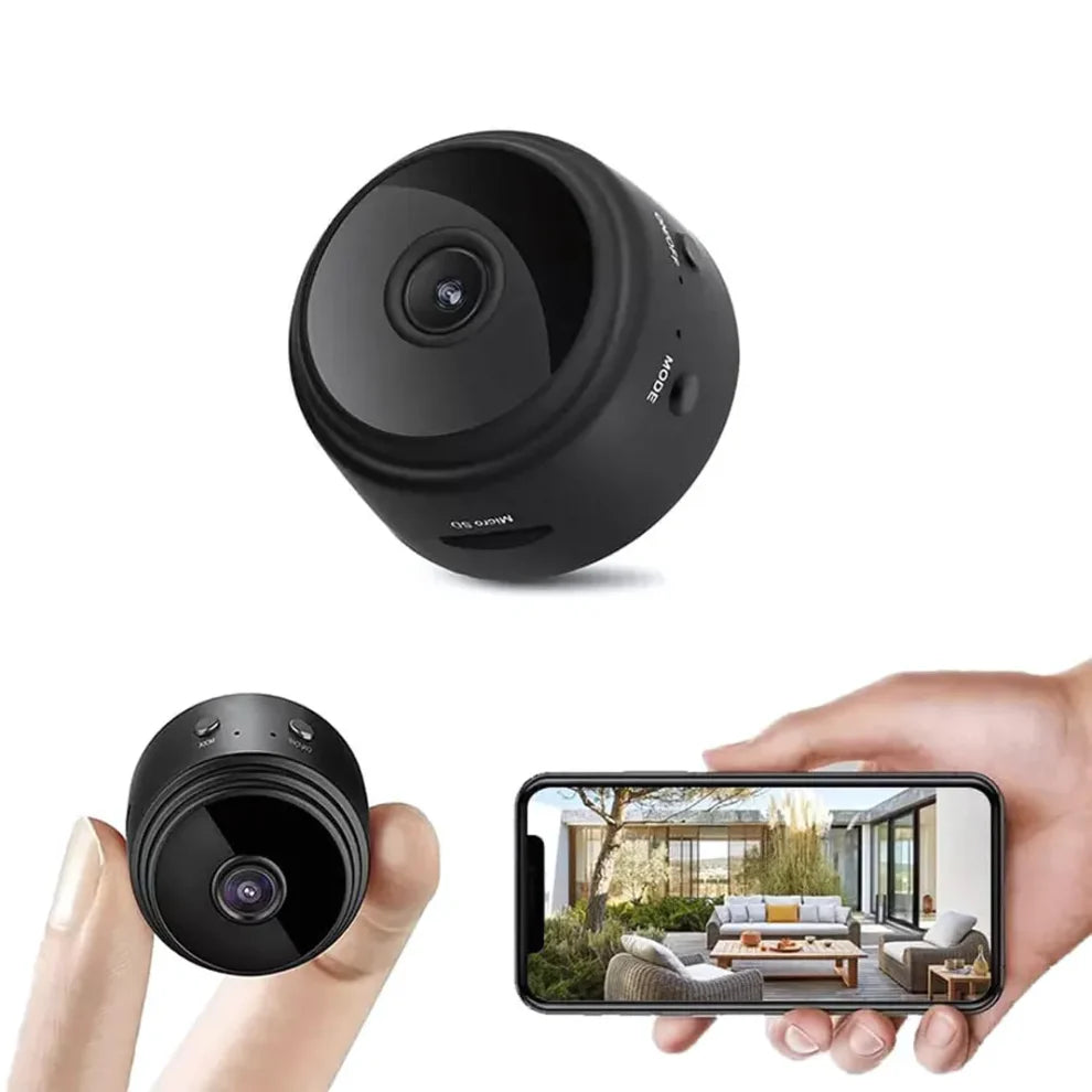 Mini HD Wi-Fi CCTV Camera  Wireless Hidden Camera Video Camera Small with Night Vision and Motion Activated
